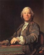 Joseph-Siffred  Duplessis Christoph Willibald von Gluck at the spinet France oil painting artist